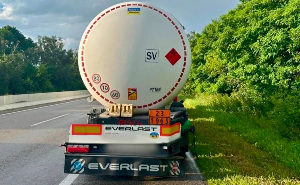 Місце події на трасі Київ-Одеса. Фото: Поліція Київщини