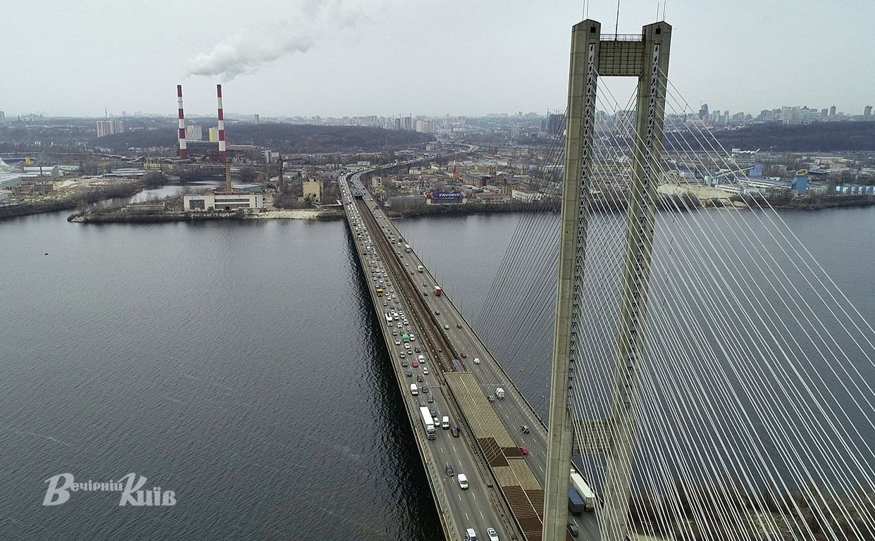 Південний міст у Києві. Фото з архіву «Вечірнього Києва»