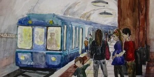 Діти працівників метрополітену намалюють професію батьків