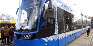 Кличко представив киянам нові євротрамваї