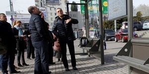 Киянам обіцяють оновлені трамвайні переїзди та інтернет на зупинках 