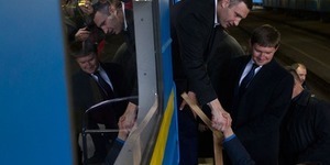 Кличко: 25 оновлених модернізованих вагонів вийдуть на лінії київського метро [відео]