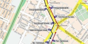 Зміни у роботі зупинок громадського транспорту Солом’янського району