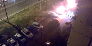 Чоловік отримав опіки, коли підпалював автомобілі