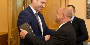 Кличко обговорив подальшу співпрацю з держсекретарем мінтранспорту Німеччини