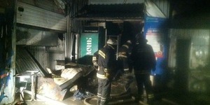 У Києві горіла СТО