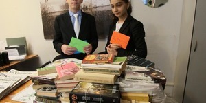 Гімназисти зібрали книги для воїнів