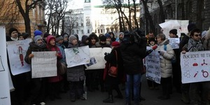 Молоді науковці вийшли на мітинг