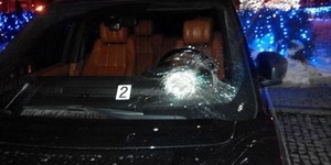 На Печерську автомобіль депутата обстріляв його колишній тесть