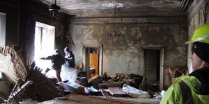 Після пожежі на Михайлівській мешканці залишаються без світла