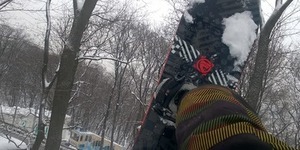 Киян просять не спускатись на сноуборді з Володимирської гірки