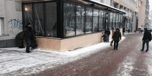 На Богдана Хмельницького розібрали прибудову до кафе