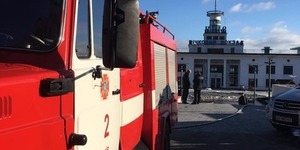 Сьогодні вночі ледь не згорів Річковий вокзал