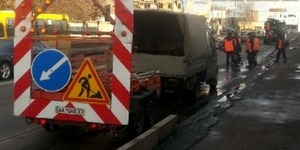Сьогодні в усіх районах столиці триватиме ремонт аварійних руйнувань доріг