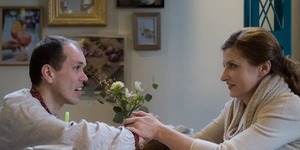  Марина Порошенко випила кави з Романом Кисляком, який має ДЦП