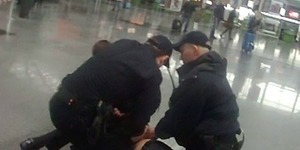 У Борисполі затримали неадекватного іноземця з ножем
