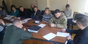 У Голосієві говорили про мобілізацію