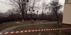 Поліція розшукує осіб причетних до вибуху у Солом’янському районі. Фото