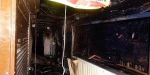 У Києві горіли павільйони на радіоринку