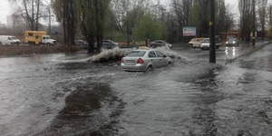 Столичні автомобілі навчилися плавати [фото]