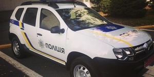 Киянка потрапила під поліцейське авто