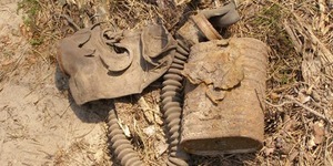 На околиці Пухівки поблизу столичної Биківні покоїться затонула самоходка