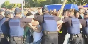 МАФовики влаштували сутички та перекрили проспект Перемоги