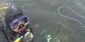 Водолази дістали тіло чоловіка на озері Алмазне 