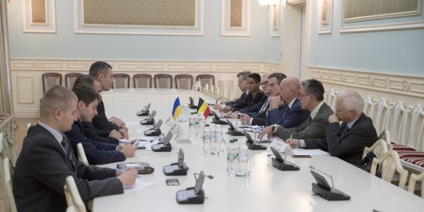 Кличко зустрівся з бельгійськими парламентарями