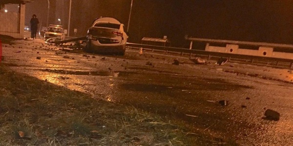 Водій постраждав через ожеледицю у Києві