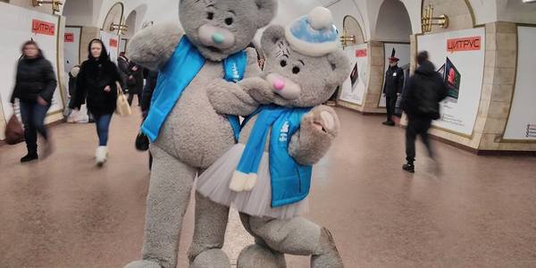 В Київському метро бачили дивних істот