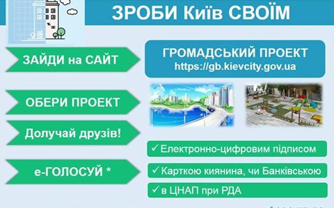 Активісти закликали киян підтримати проект голосування бюджету участі