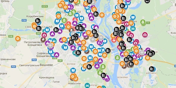 Для киян запустили інтерактивну карту Бюджету участі