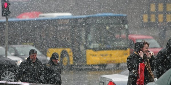 Сьогодні в столиці очікується мокрий сніг