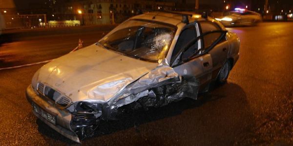 На Повітрофлотському проспекті сталася потрійна ДТП [фото]