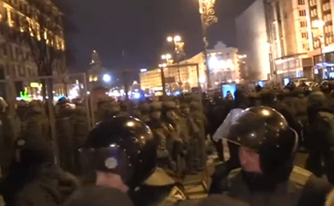 У центрі Києва знову "гаряче"