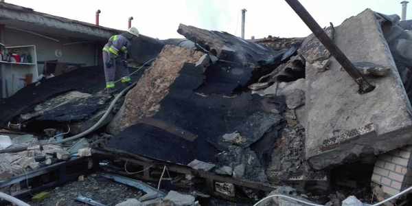 Вибух газового балону "розніс" гаражі