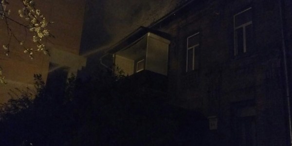 В центрі Києва горів історичний будинок