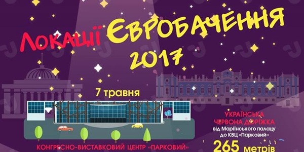 Головні локації Євробачення у Києві [інфографіка]