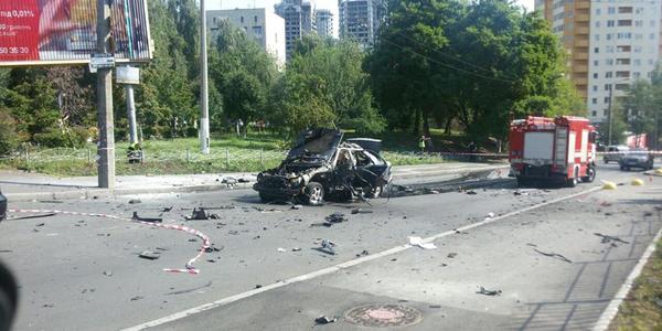 Більше деталей: вибух авто військового на Солом'янці кваліфікували як теракт [фото, відео]