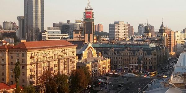 Новий ракурс: який Київ з даху ЦУМу [фото]