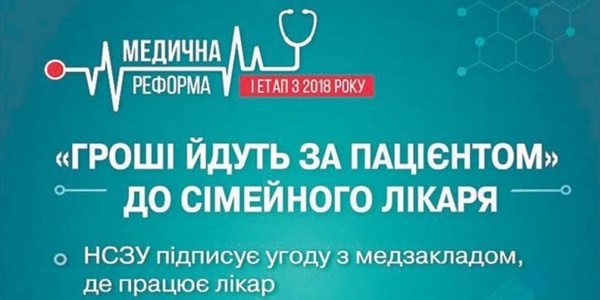 Медична реформа в дії: декларація з лікарем і змагання за пацієнтів