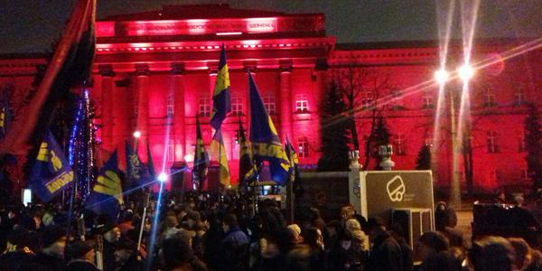 У центрі столиці відбулась смолоскипна хода [фото, відео]