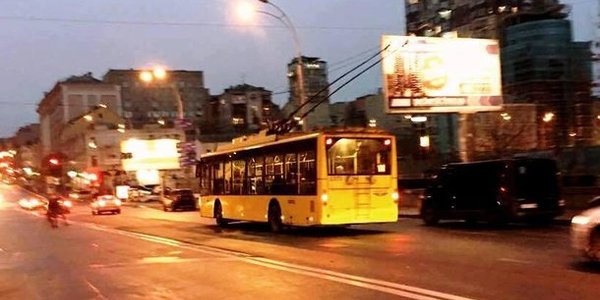Нічний столичний тролейбус змінить маршрут