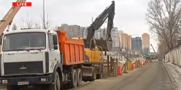 У Києві активно перебудовують вулицю Сім’ї Кульженків