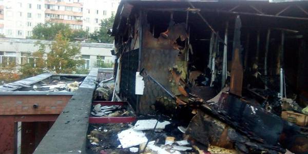 На лівому березі згорів хостел, є постраждалі