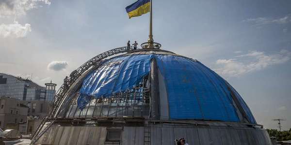 Як проходить перший за 45 років ремонт купола Верховної Ради 