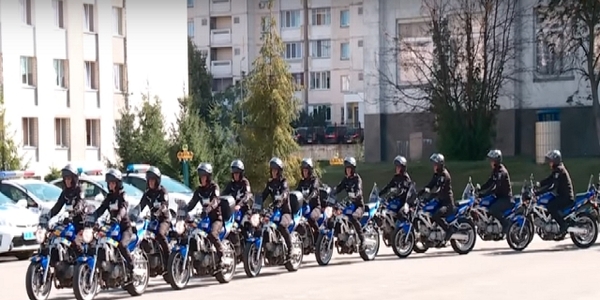 Київ тепер охороняє поліція на мотоциклах