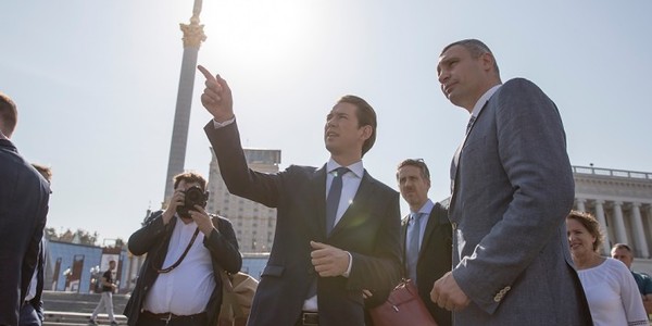 Кличко зустрівся з Федеральним канцлером Австрії