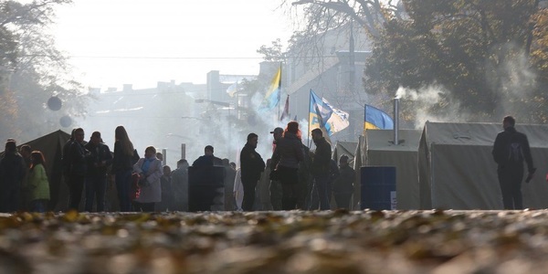 По 8 протестів у день: скільки мітингів провели у Києві за рік